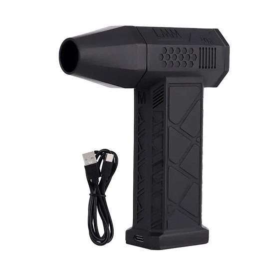 Mini Handheld High-volume Fan Multi-function High-speed Turbine Charging Suitable for Dust Removal/Snow Blowing/Pet Hair Dryer